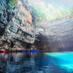 Caverna e Lago Melissani - A Gruta das Ninfas, Ilha de Kefalonia, Grécia