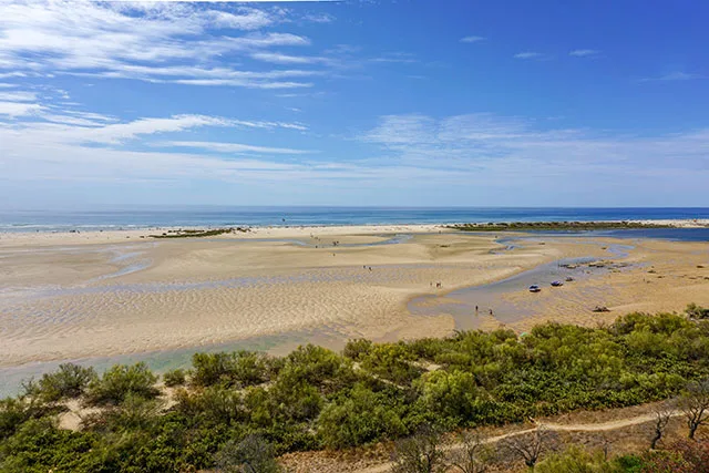 Praia Cacela Velha ilhas da Ria Formosa