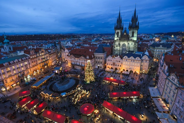 Praga mercados de Natal