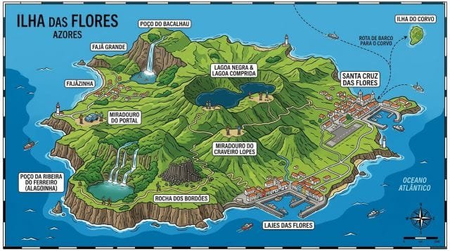 Roteiro Ilha das Flores