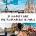 21 Lugares instagramáveis Paris