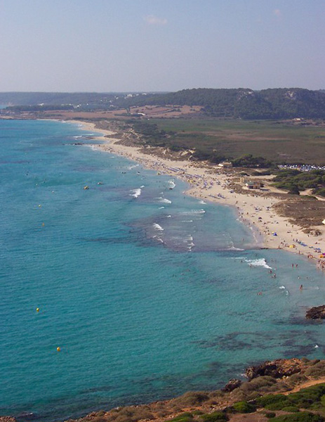 Melhores praias para crianças em Menorca Son Bou
