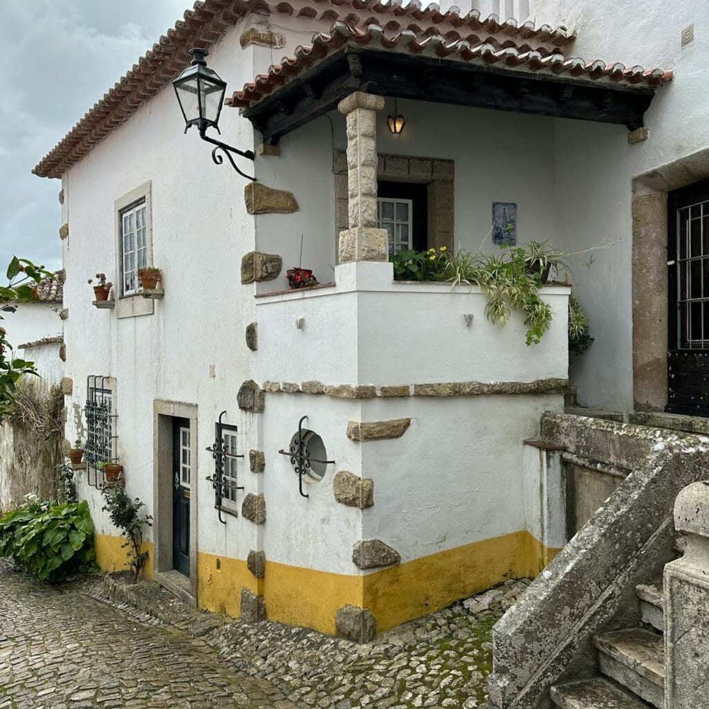Casas e ruas de obidos