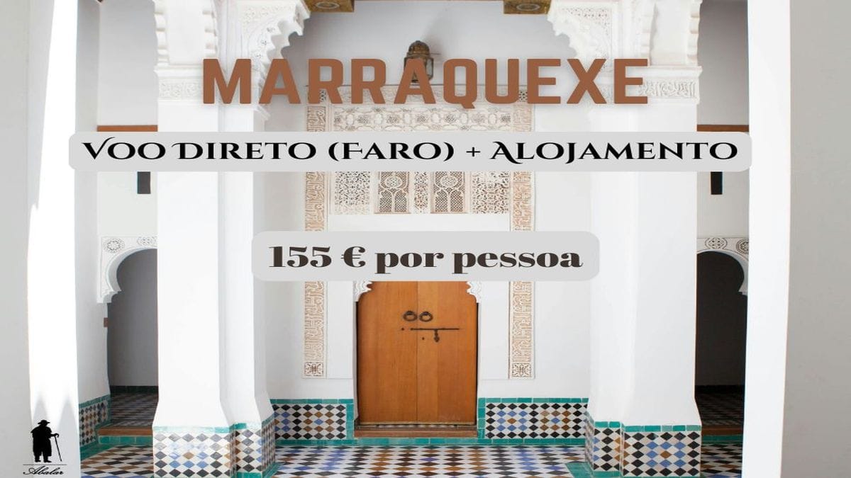 Espadinha viagem barata Faro Marraquexe