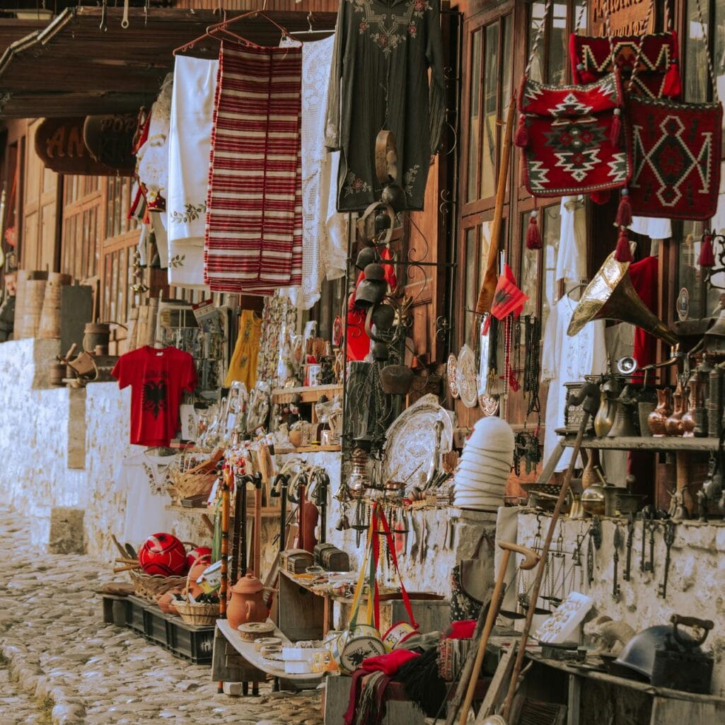 Antigo Bazar de Kruje Albania