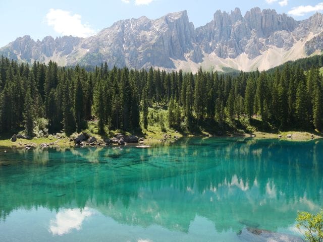 Lago di Carezza Dolomitas em Familia
