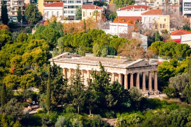 Antiga Ágora de Atenas e O Templo de Hefesto