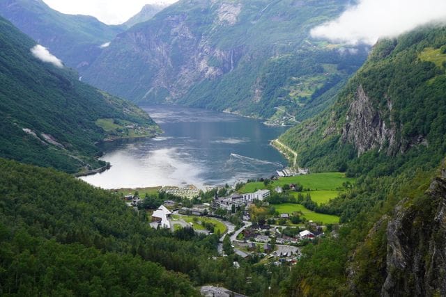 vila de Flåm Noroega