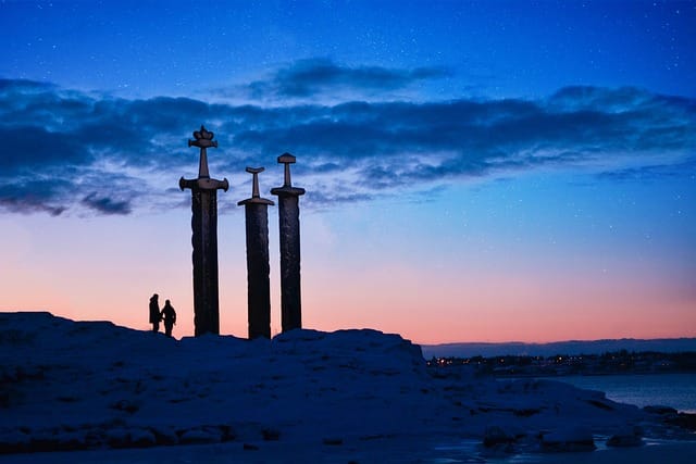 Stavanger (Sverd i fjell) sunset