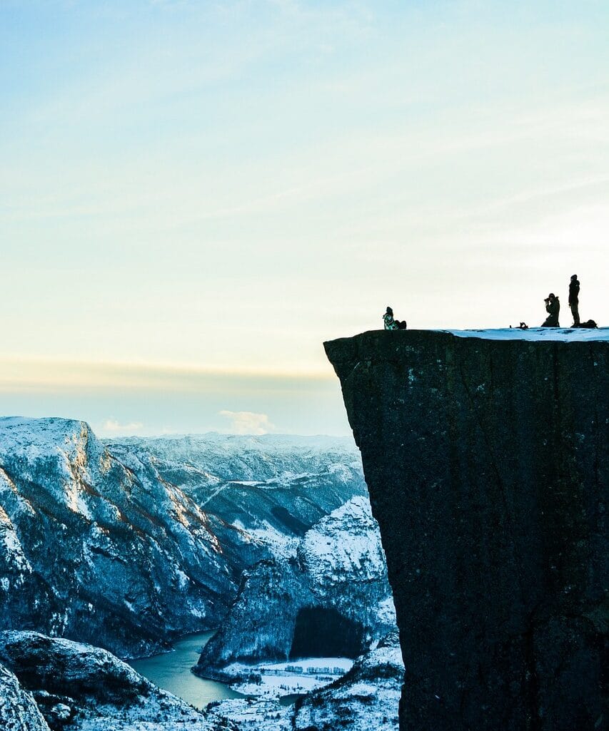 Preikestolen (Pulpit Rock) sunset