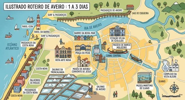 O que visitar em Aveiro: Guia Detalhado das Principais Atrações