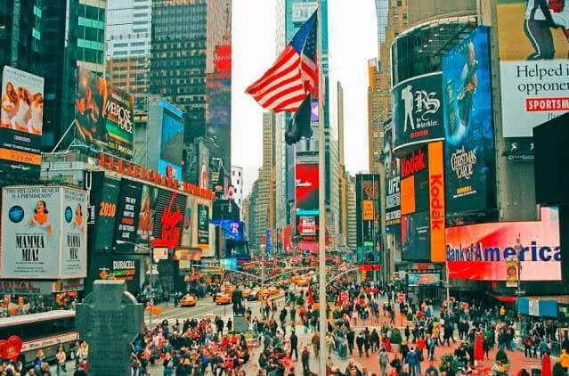Times Square Roteiro de 3 dias em Nova Iorque