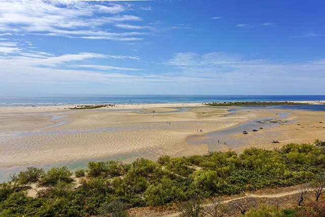 Praia Cacela Velha ilhas da Ria Formosa