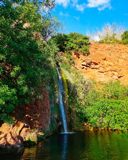 Queda do Vigário queda de água Algarve