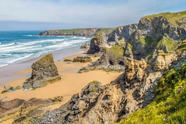 Bedruthan Steps viagem pela Cornualha