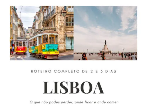 Roteiro 2 e 3 dias em Lisboa