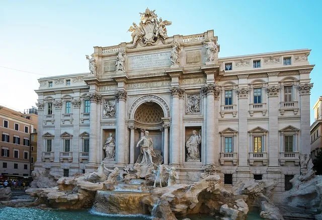atrações gratuitas roma Fontana de Trevi