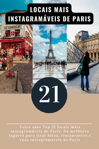 21 Locais Instagram Paris