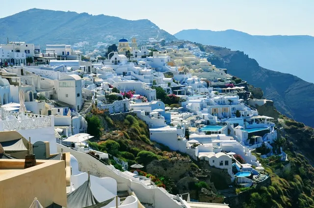 visitar em Santorini Fira