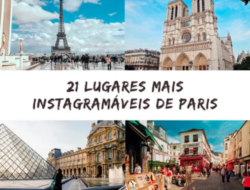 21 Lugares instagramáveis Paris