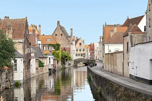 Canais rio Dijver Bruges