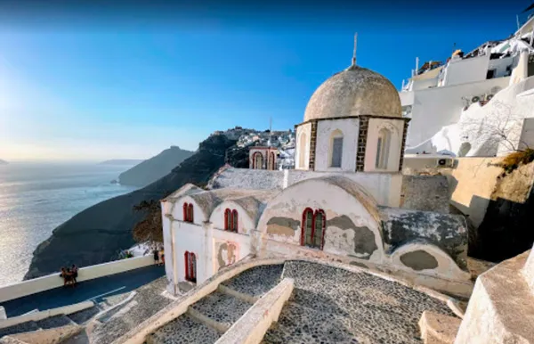instagramáveis de Santorini Agios Ionannis Theologos