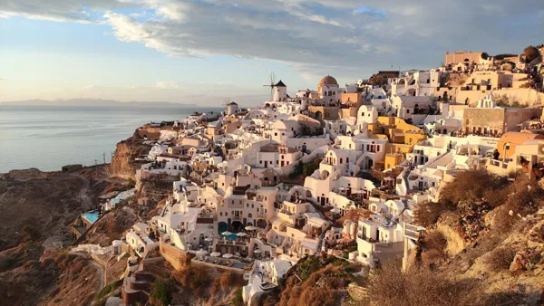 moinhos de vento de Oia