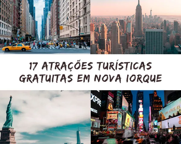atrações turísticas gratuitas em Nova Iorque